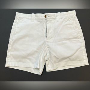 JCrew 5” white shorts